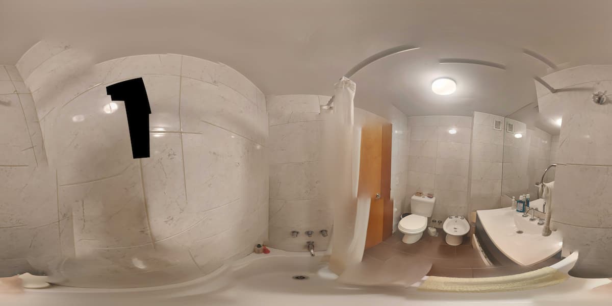 Foto 360 de la bañadera